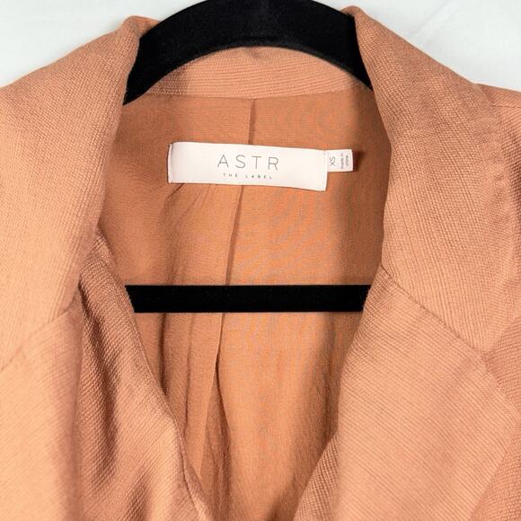 ASTR The Label Allegra Oversized Double Breasted Blazer Suit Jacket XS Orange - Picture 10 of 13